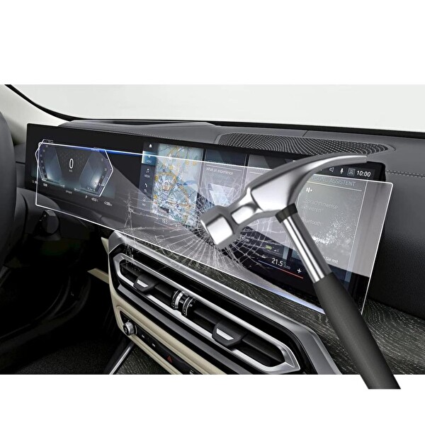 Engo Bmw i4 M50 Şeffaf Nano Tam Kaplama Tek Parça Ekran Koruyucu