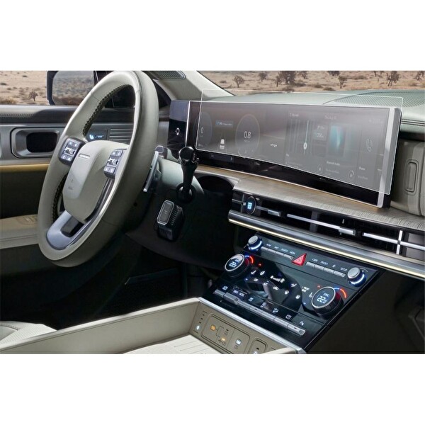 Engo Hyundai Santa Fe Multimedya Mat Ekran Koruyucu 2024