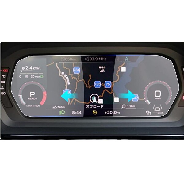 Engo Audi S3 Mat Ekran Koruyucu 12.3
