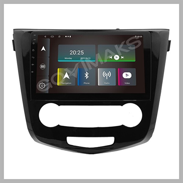 Govimaks Nissan Qashqai Manuel 2014-2021 2 GB RAM 32 GB Hafıza Android Multimedia Teyp
