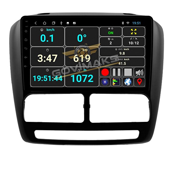 Govimaks Fiat Doblo 2010-2015 2 GB RAM 32 GB Hafıza Android Multimedia Teyp