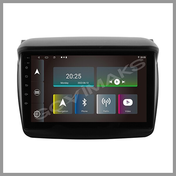 Govimaks Mitsubishi L200 2007-2014 4 GB RAM 64 GB Hafıza Android Multimedia Teyp