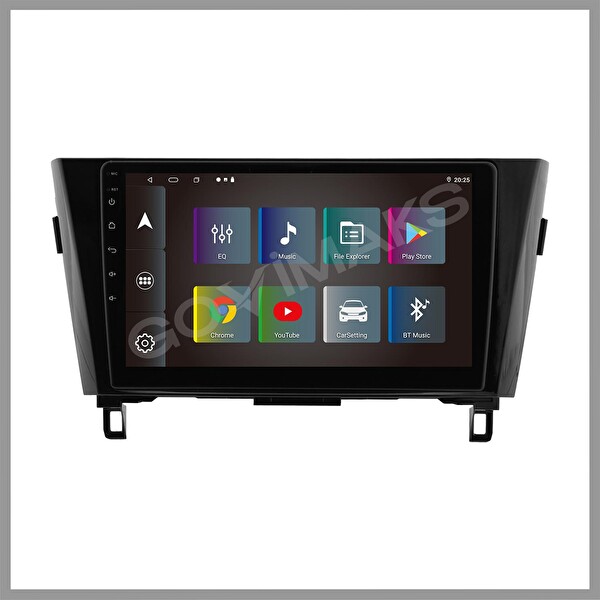 Govimaks Nissan Qashqai 2014-2021 8 GB RAM 128 GB Hafıza Android Multimedia Teyp