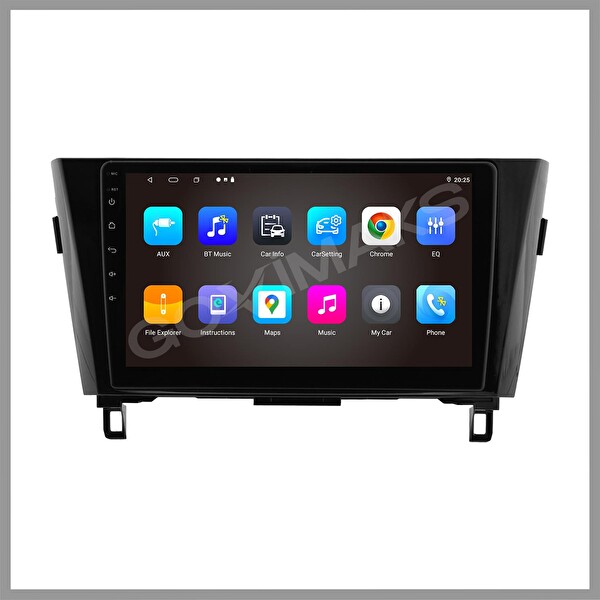 Govimaks Nissan Qashqai 2014-2021 8 GB RAM 128 GB Hafıza Android Multimedia Teyp