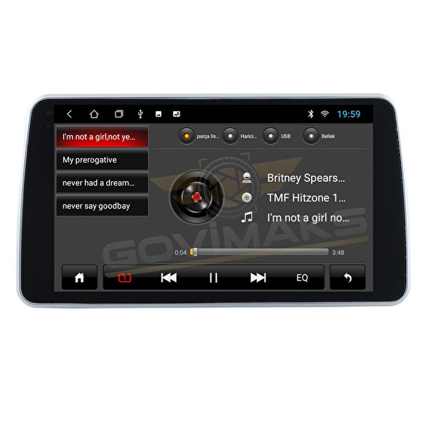 Govimaks Fiat Egea 2021-2022 4 GB RAM 64 GB Hafıza Android Multimedia Teyp