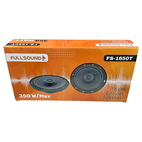 FullSound FS-1650T 350W 16 CM Tweeterli Oto Hoparlör 2'li Set