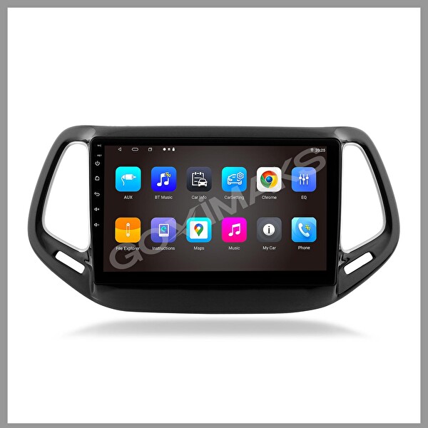 Govimaks Jeep Compass 2017-2020 8 GB RAM 128 GB Hafıza Android Multimedya Teyp