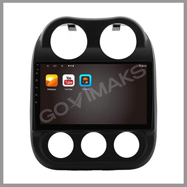 Govimaks Jeep Compas 2010-2016 6 GB RAM 128 GB Hafıza Android Multimedya Teyp