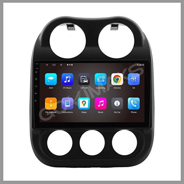 Govimaks Jeep Compas 2010-2016 2 GB RAM 32 GB Hafıza Android Multimedya Teyp