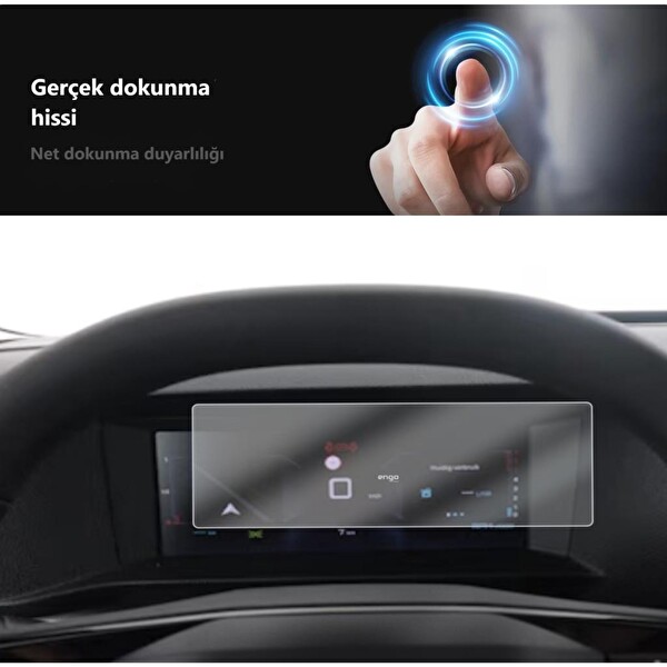 Engo Citroen Spacetourer 10 inç Mat Ekran Koruyucu Gösterge