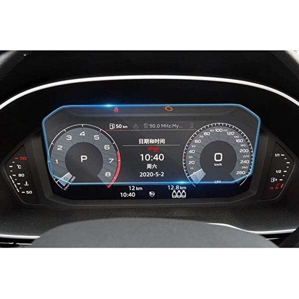 Engo Audi Q3 10.25 inç Ekran Koruyucu Dijital Gösterge Nano