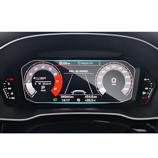 Engo Audi Q3 10.25 inç Ekran Koruyucu Dijital Gösterge Nano