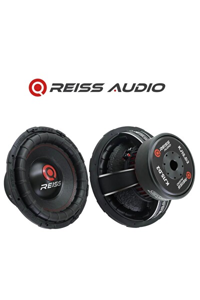 Reiss Audio RS-KJ15 D2 4000W - 2000W RMS 38 CM SPL Subwoofer Bas Çift Bobin