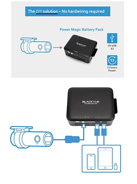 Blackvue B112 Power Magic Araç Kamerası Park Modu Güç Kaynağı