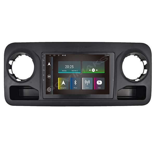 Govimaks Mercedes Sprinter 2019-2024 4 GB RAM 64 GB Hafıza Android Multimedia Teyp