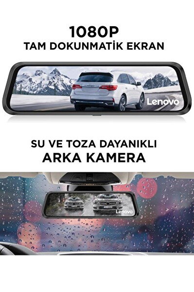 Lenovo V7/PLUS Siyah 1080P Araç İçi 9.6