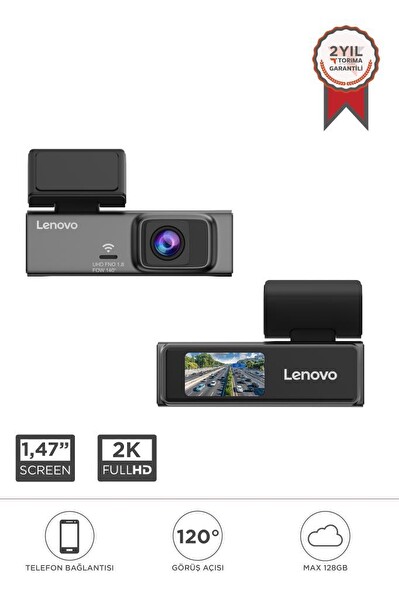 Lenovo S7/7147 Siyah 1080P Wi-Fi Araç içi 1.47