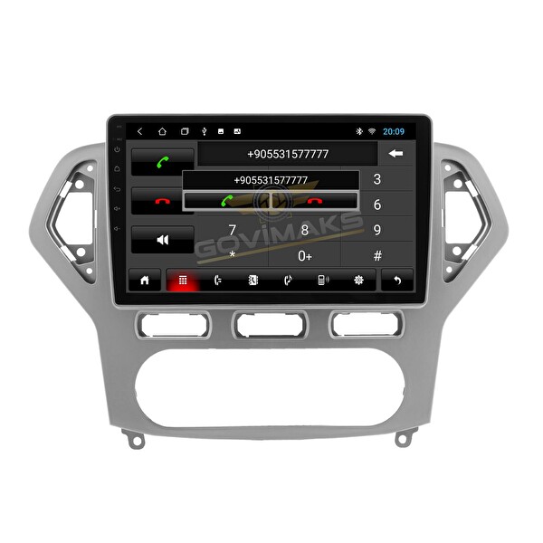 Govimaks Ford Mondeo 2007-2012 Silver Grey 8 GB RAM 128 GB Hafıza Android Multimedya Teyp