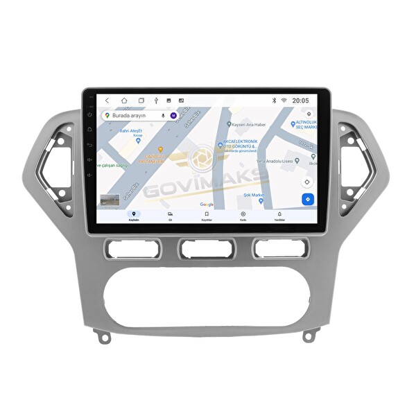 Govimaks Ford Mondeo 2007-2012 Silver Grey 8 GB RAM 128 GB Hafıza Android Multimedya Teyp