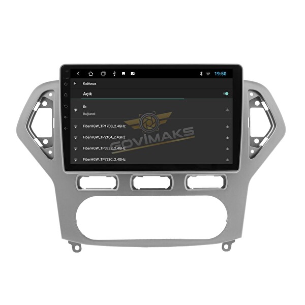 Govimaks Ford Mondeo 2007-2012 Silver Grey 8 GB RAM 128 GB Hafıza Android Multimedya Teyp