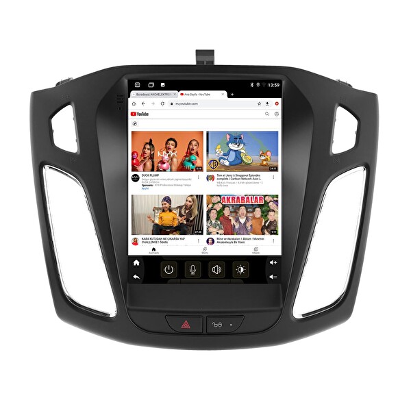 Govimaks Ford Focus 3-4 2012-2018 Tesla 2 GB RAM 32 GB Hafıza Android Multimedya Teyp