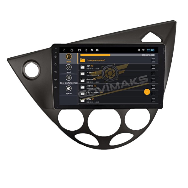 Govimaks Ford Focus 1 2005-2008 2 GB RAM 32 GB Hafıza Android Multimedya Teyp