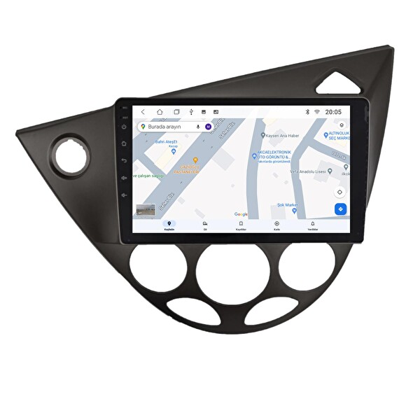 Govimaks Ford Focus 1 2005-2008 2 GB RAM 32 GB Hafıza Android Multimedya Teyp