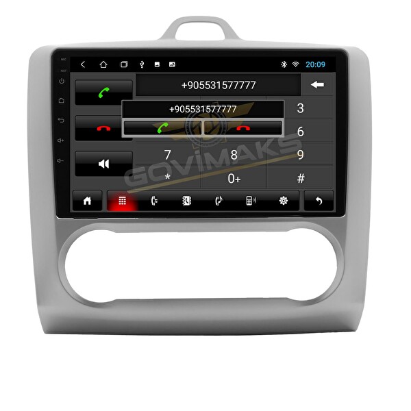 Govimaks Ford Focus 2 2006-2011 Dijital 8 GB RAM 128 GB Hafıza Android Multimedya Teyp