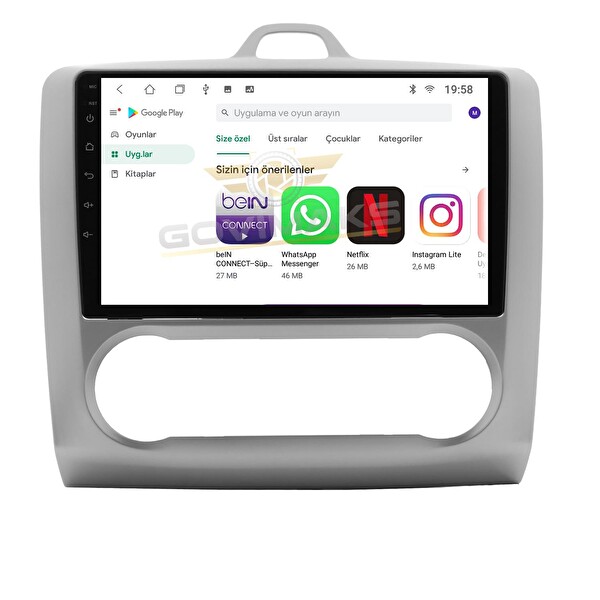 Govimaks Ford Focus 2 2006-2011 Dijital 8 GB RAM 128 GB Hafıza Android Multimedya Teyp