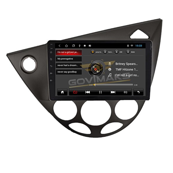 Govimaks Ford Focus 1 2005-2008 6 GB RAM 128 GB Hafıza Android Multimedya Teyp