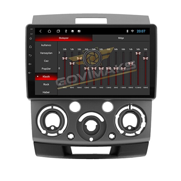 Govimaks Mazda BT-50 2006-2010 8 GB RAM 128 GB Hafıza Android Multimedia Teyp
