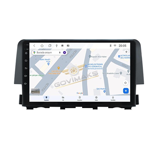 Govimaks Honda Civic FC5 2016-2021 8 GB RAM 128 GB Hafıza Android Multimedia Teyp