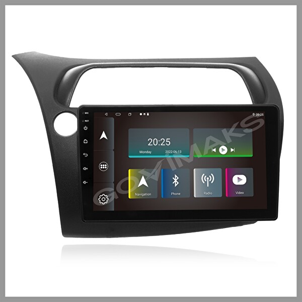 Govimaks Honda Cıvıc Type-R 2006-2012 8 GB RAM 128 GB Hafıza Android Multimedia Teyp