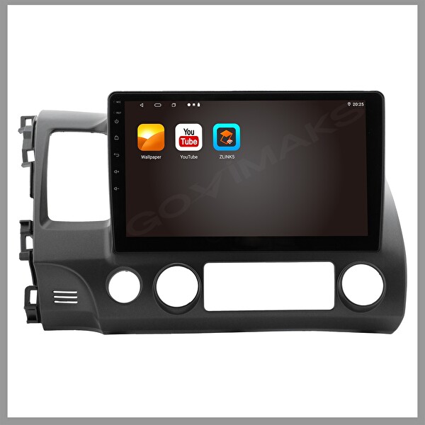 Govimaks Honda Civic FD6 2006-2011 8 GB RAM 128 GB Hafıza Android Multimedia Teyp