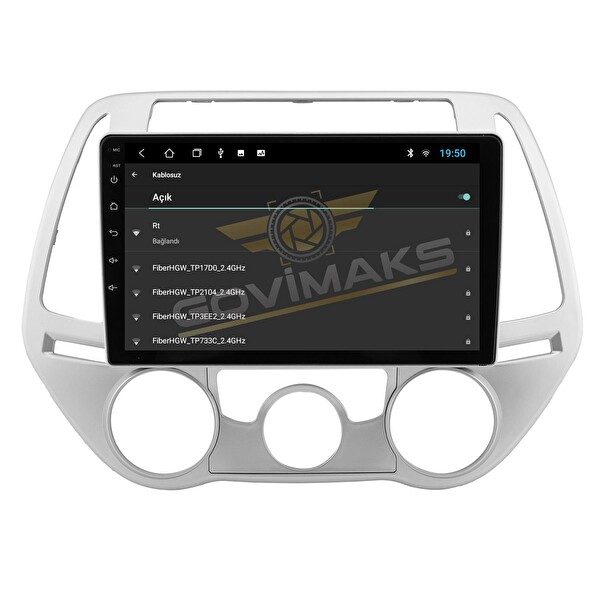 Govimaks Hyundai İ20 2009-2014 6 GB RAM 128 GB Hafıza Android Multimedya Teyp.41Fg..