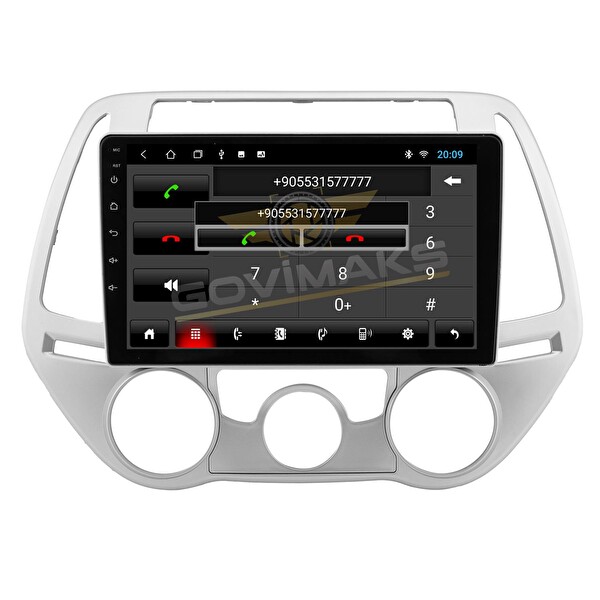Govimaks Hyundai İ20 (2009-2014) 4 GB RAM 64 GB Hafıza Android Multimedia Teyp.P412
