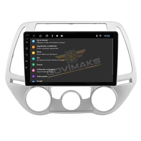Govimaks Hyundai İ20 2009-2014 2 GB RAM 32 GB Hafıza Android Multimedia.0T00
