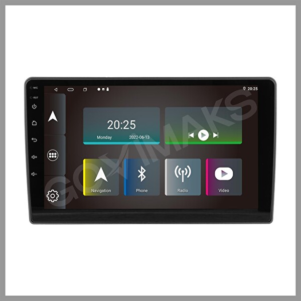 Govimaks Opel Meriva 2003-2009 8 GB RAM 128 GB Hafıza Android Multimedia Teyp