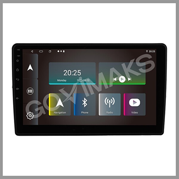 Govimaks Toyota Auris 2007-2012 8 GB RAM 128 GB Hafıza Android Multimedia Teyp