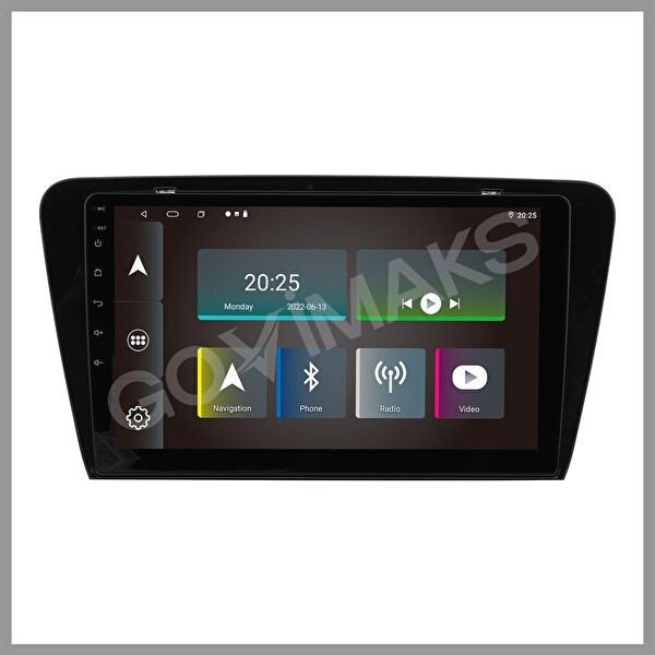 Govimaks Skoda Octavia 2013-2019 8 GB RAM 128 GB Hafıza Android Multimedia Teyp