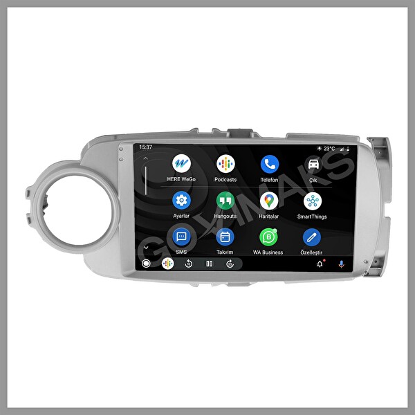 Govimaks Toyota Yaris 2012-2019 Gri 8 GB RAM 128 GB Hafıza Android Multimedia Teyp