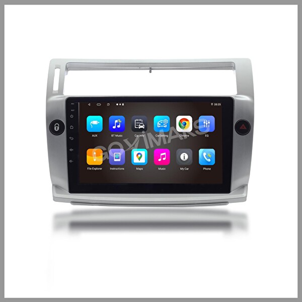 Govimaks Citroen C4 2005-2010 Grı 8 GB RAM 128 GB Hafıza Android Multimedia Teyp