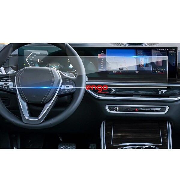 Engo BMW XM Ekran Koruyucu Multimedya ve Dijital Gösterge Parlak