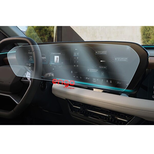 Engo Audi Q6 Ekran Koruyucu Multimedya ve Dijital Gösterge Nano