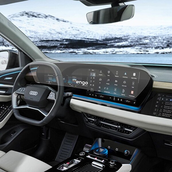 Engo Audi A6 Mat Ekran Koruyucu Dijital Gösterge ve Multimedya