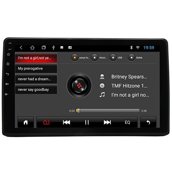 Govimaks Ford Transit Custom 2019-2023 8 GB RAM 128 GB Hafıza Android Multimedia Teyp