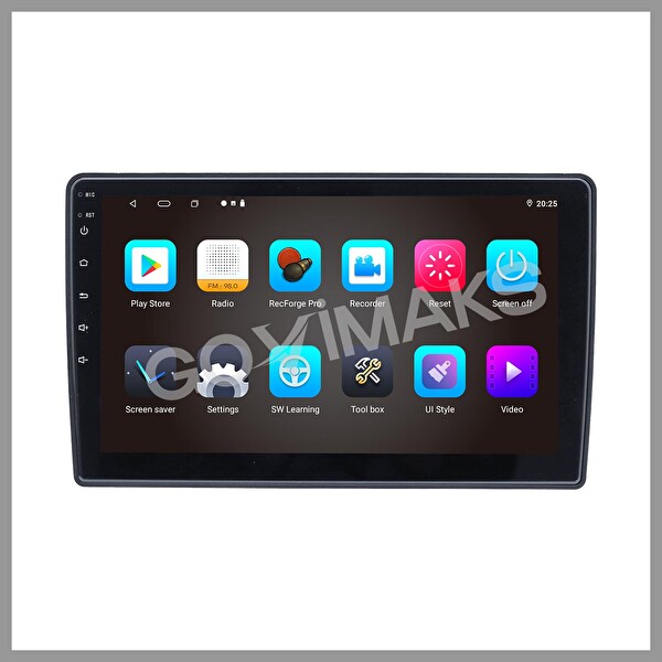 Govimaks Citroen C5 2008-2015 8 GB RAM 128 GB Hafıza Android Multimedia Teyp