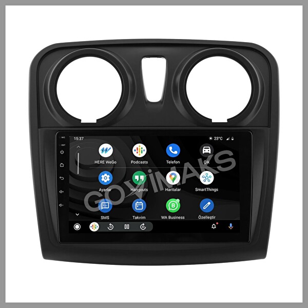 Govimaks Dacia Sandero 2013-2021 8 GB RAM 128 GB Hafıza Android Multimedia Teyp