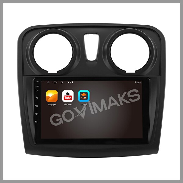 Govimaks Dacia Sandero 2013-2021 8 GB RAM 128 GB Hafıza Android Multimedia Teyp