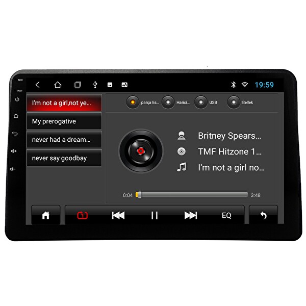 Govimaks Fiat Panda 2004-2012 2 GB RAM 32 GB Hafıza Android Multimedia Teyp
